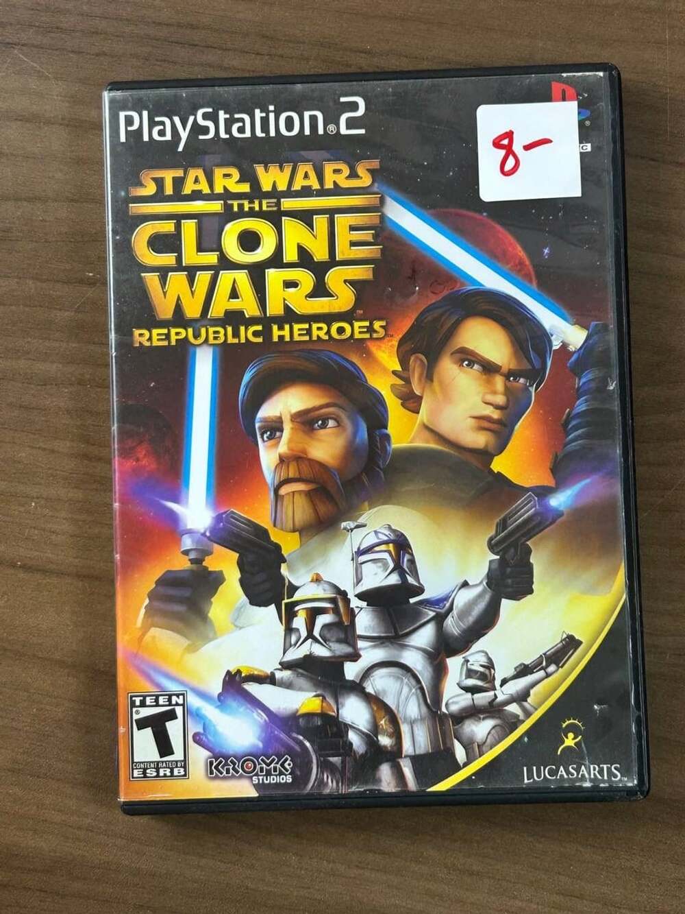 Star Wars The Clone Wars Republic Heroes PS2 PlayStation 2 2009 CIB Complete